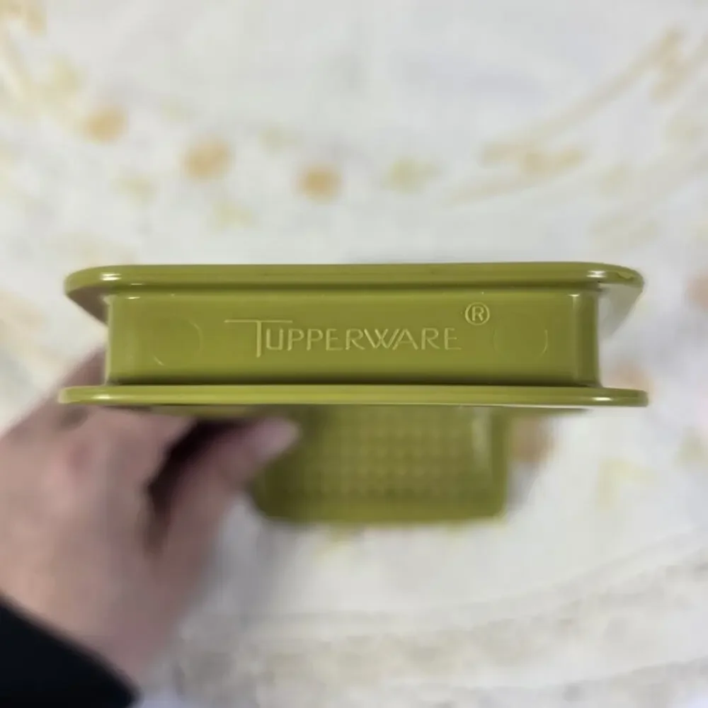 Vintage Tupperware Pickle Keeper Lifter Avocado Green Replacement Part 1331-4